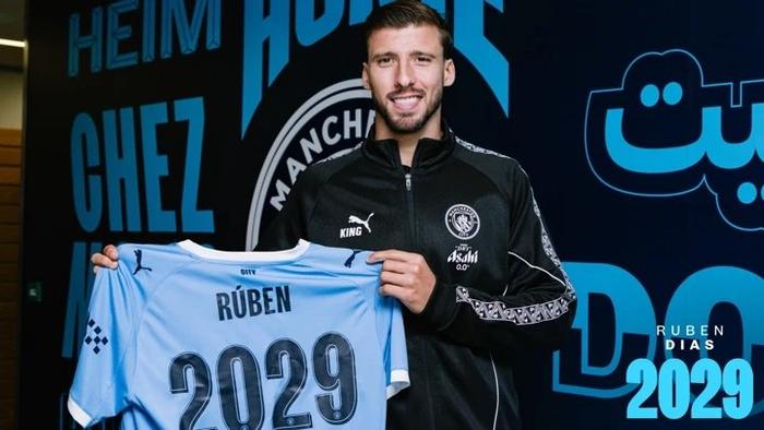 九游体育-曼城官宣续约鲁本-迪亚斯至2029年，后防核心留队
